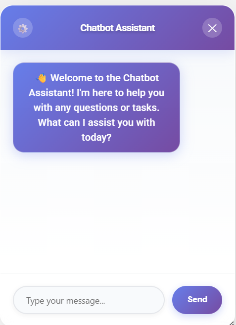 Chatbot Screenshot 1